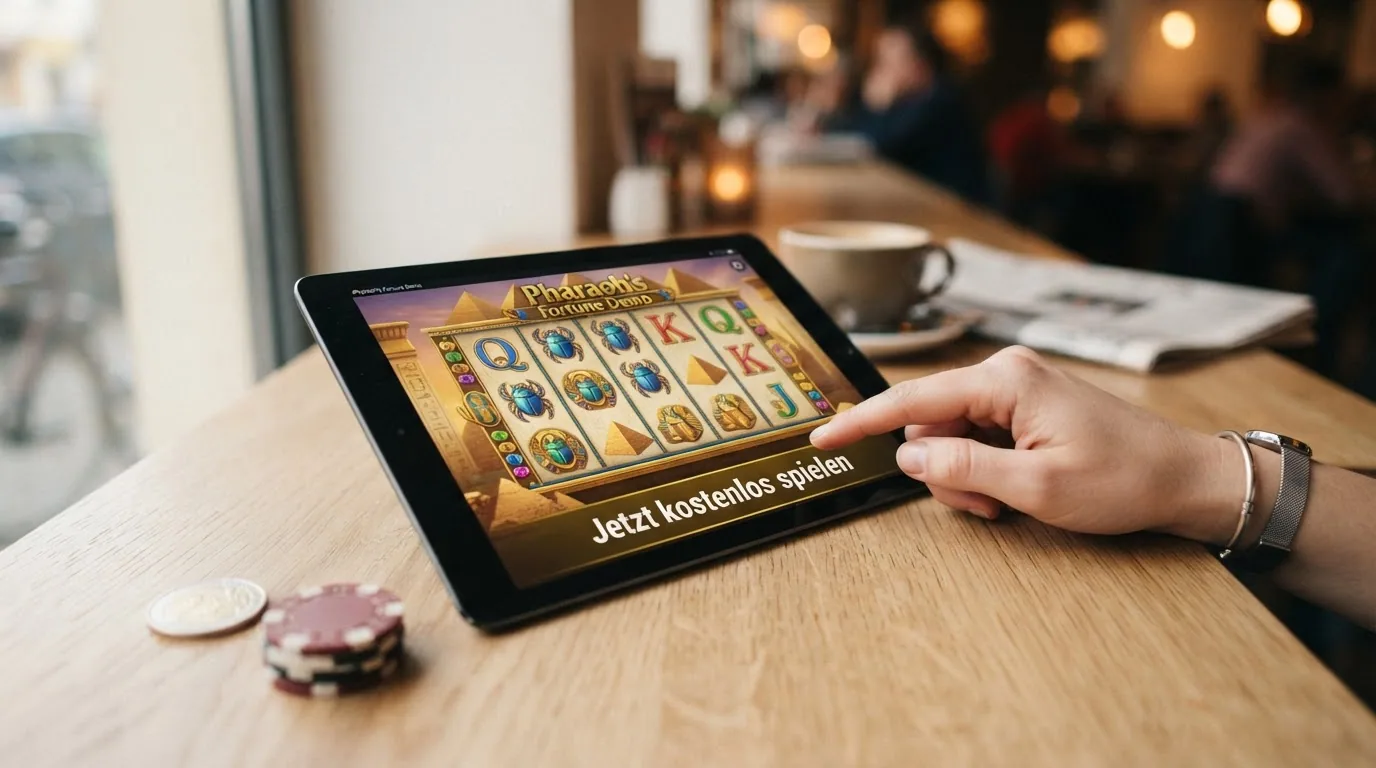 Der Legacy of Dead-Bildschirm im Demo-Modus mit Spielgeld-Guthabenanzeige und der Schaltfläche «Jetzt kostenlos spielen»