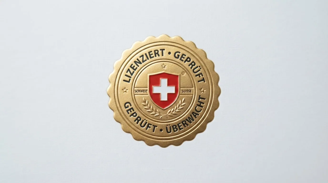 Offizielles Logo der Eidgenössischen Spielbankenkommission ESBK auf weissem Hintergrund