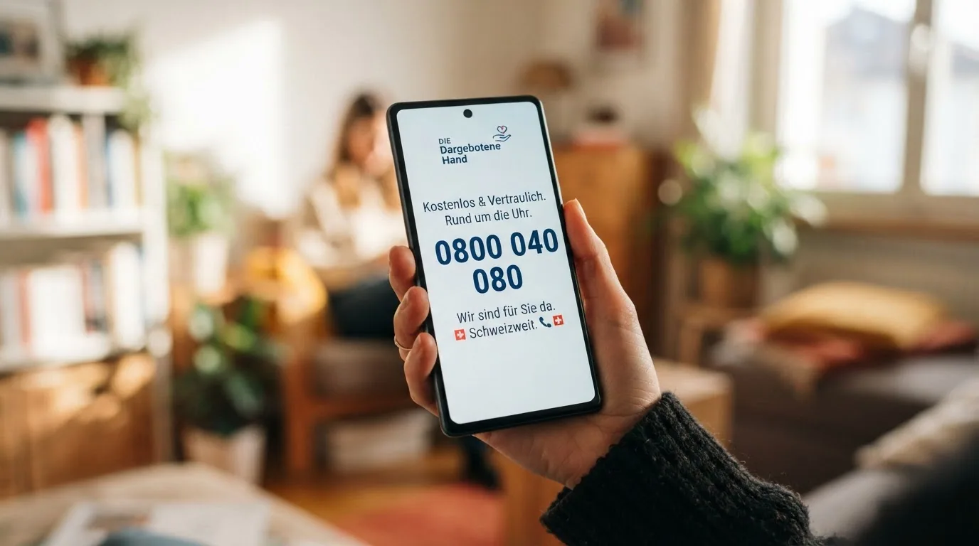 Ein Telefonhörer und ein Notizzettel mit der Nummer 0800 040 080 neben dem Logo von SoS-Spielsucht